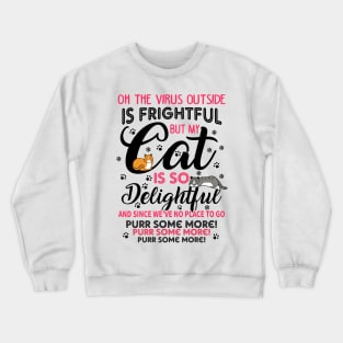 Meowy Catmas Crewneck Sweatshirt